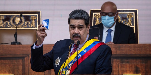 Nicolas Maduro, the Venezuela's president, was one of the first to congratulate Gustavo Petro on his win. Photographer: Gaby Oraa/Bloomberg via Getty Images