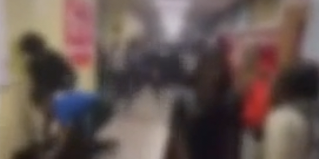 Several students got into a brawl at Lansdowne High School in Baltimore.