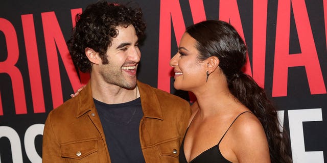 Darren Criss showed support for his former "Glee" co-star by attending the Broadway production of "Funny Girl" where she recently took over the role of Fanny Brice.